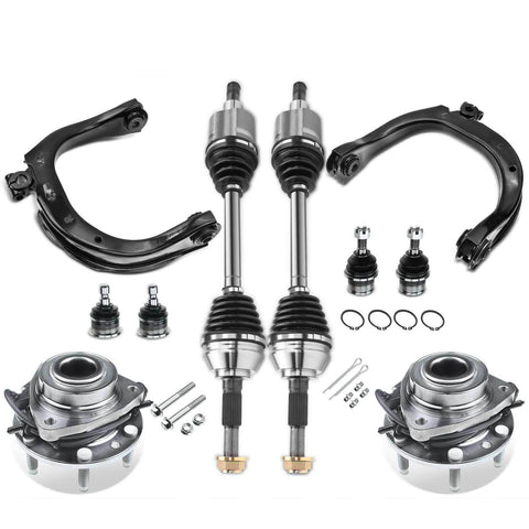 10x CV Axle Hub Bearing Control Arm Kit for Chevrolet GMC Isuzu Buick Oldsmobile