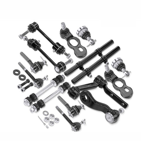 16xSway Bar Tie Rod Pitman Idler Arm Kit for Ford Crown Victoria Lincoln Mercury
