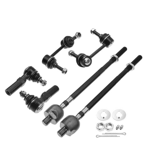 6x Front Inner & Outer Tie Rod End Sway Bar for Nissan Maxima INFINITI I30 I35