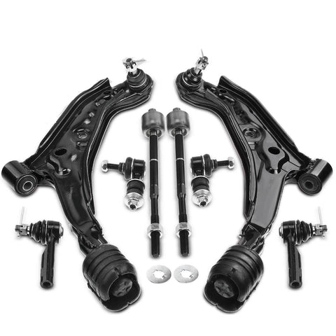 8Pcs Front Control Arm w/ Ball Joint Sway Bar Link for Nissan Sentra 95-99 200SX