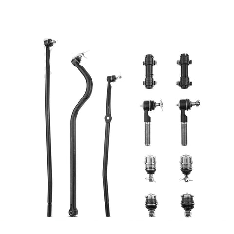 11x Inner&Outer Tie Rod End w/Ball Joint Track Bar for Dodge Ram 1500/2500 98-99