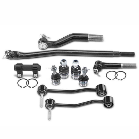 10Pcs Front Sway Bar Link&Tie Rod End&Ball Joint for Ford Excursion F-250 F-350