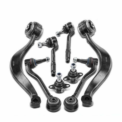 8Pcs Front Control Arms w/ Ball Joints & Sway Bars Link for BMW E53 X5 2000-2003