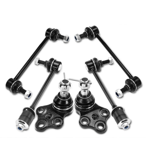 6x Front & Rear Stabilizer Bar End Link & Ball Joint for Nissan Pathfinder 96-04