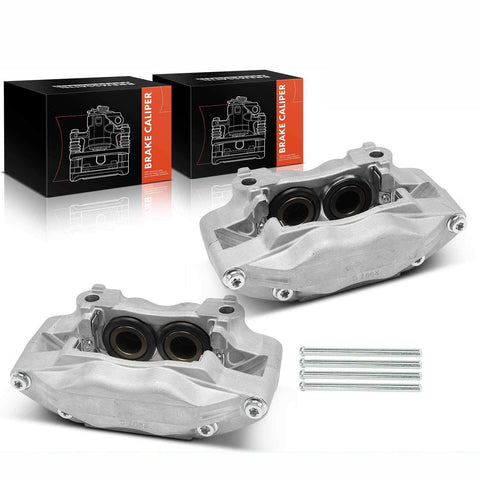 2Pcs Front Side Brake Calipers w/o Bracket for Acura RL 2005-2012 V6 3.5L 3.7L