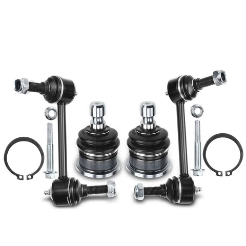 4x Front & Rear Sway Bar Link w/ Ball Joint for Chevrolet Trailblazer GMC Buick