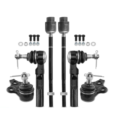 6pcs Ball Joint & Tie Rod End for Chevrolet Malibu Olds Cutlass Pontiac Grand Am