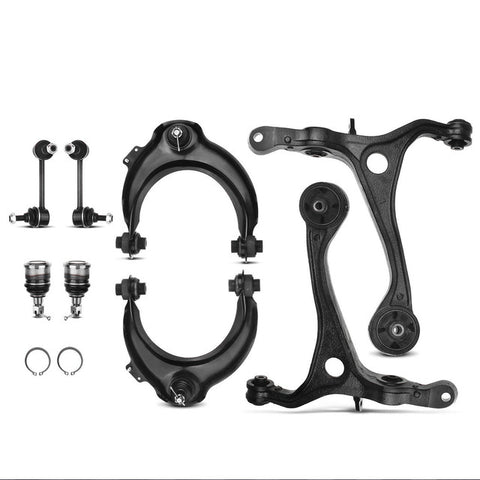 8x Front Upper & Lower Control Arm w/ Ball Joint Sway Bar Link for Honda Accord