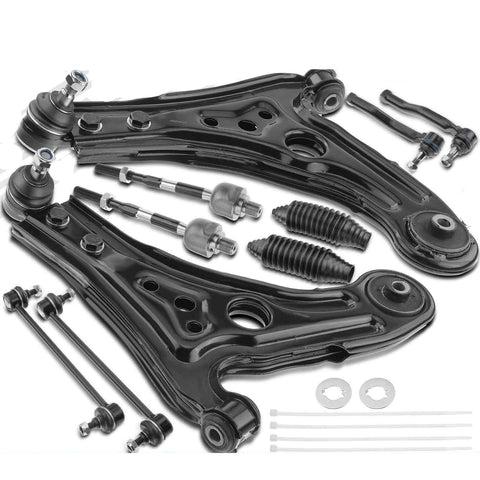10pcs Front Control Arm with Ball Joint Tie Rod Sway Bar for Aveo G3 Wave Swift+