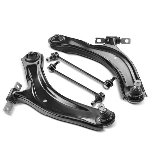 4x Front Lower Control Arm w/ Ball Joint & Sway Bars for Nissan Rogue L4 2.5L