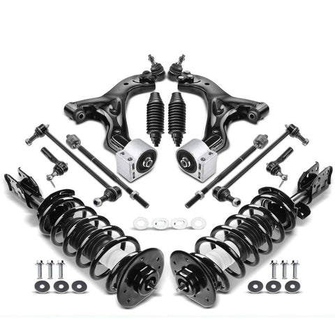 12x Front Complete Strut & Coil Spring Control Arm Kit for Chevy Pontiac 05 06