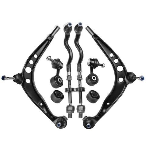 8Pc Front Lower Control Arm Sway Bar Tie Rod End Bushing for BMW E36 1992-2002