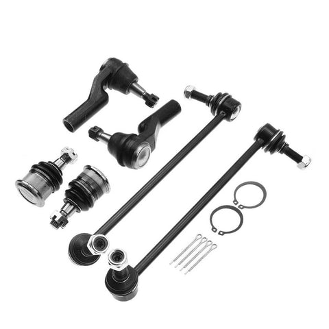 6x Stabilizer Bar Link Ball Joint Tie Rod End for Lincoln Continental 1995-2002