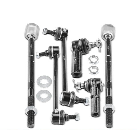6x Front Stabilizer Bar End Link & Tie Rod End for Ford Contour Mercury Cougar