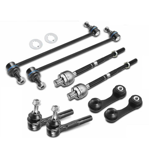 8x Front & Rear Stabilizer Bar Link Tie Rod Ends for Saab 9-3 2006-2009 V6 2.8L