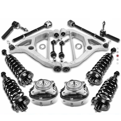14x Front & Rear Strut Hub Bearing Control Arm Kit for Ford Expedition Lincoln