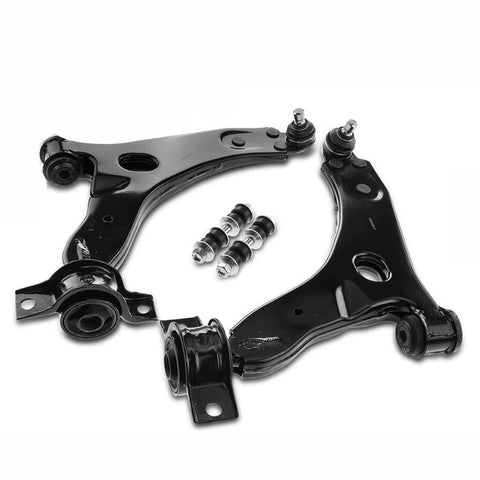 4x Front Lower Control Arm w/ Ball Joint Sway Bar Link for Ford Focus 2000-2004