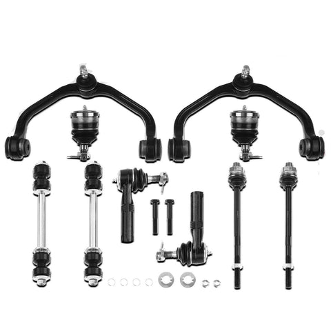 10x Front Upper Control Arm & Ball Joint Stabilizer Bar End Link for Ford Mazda