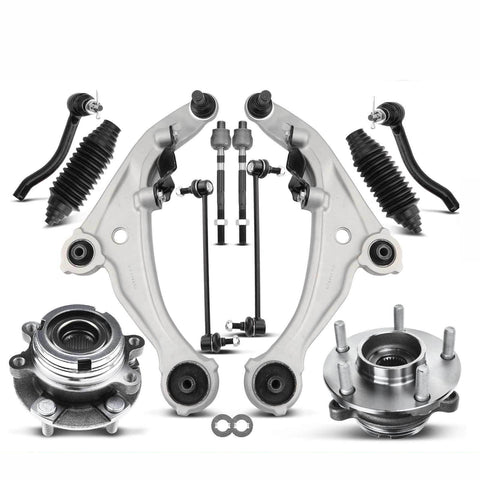 12x Wheel Bearing Control Arm w/Ball Joint & Sway Bar Link Kit for Nissan Altima