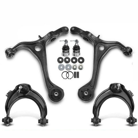 8x Front Lower & Upper Control Arm & Ball Joint for Acura TSX 04-08 Honda Accord