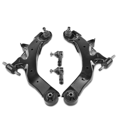 4x Front Control Arm &Ball Joint Assembly &Tie Rod End for Hyundai Elantra 01-06