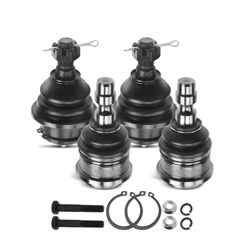 4x Front Lower & Upper Ball Joint for Ford Ranger 98-01 Mazda B2500 B3000 B4000