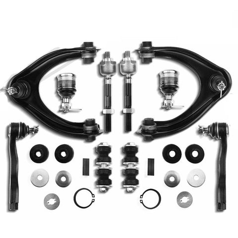 12x Front Control Arm Ball Joint Stabilizer Bar Link Tie Rod End for Honda Civic