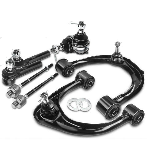 8Pcs Front Control Arm w/ Ball Joint Tie Rod End for Toyota FJ Cruiser 2007-2009