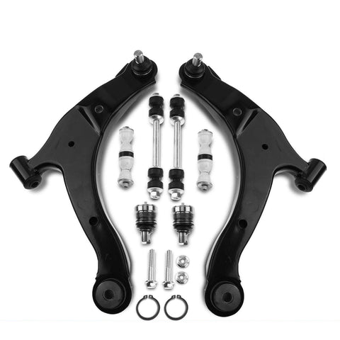 8x Front Lower Control Arm w/ Ball Joints Stabilizer Bar Link for Dodge Plymouth