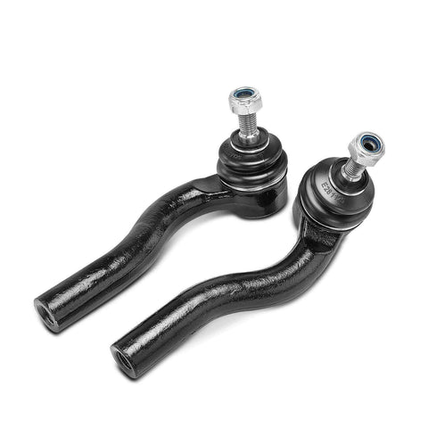 2Pcs Left & Right Outer Tie Rod End for Fiat 500 2012 2013 2014 with Curved Arm