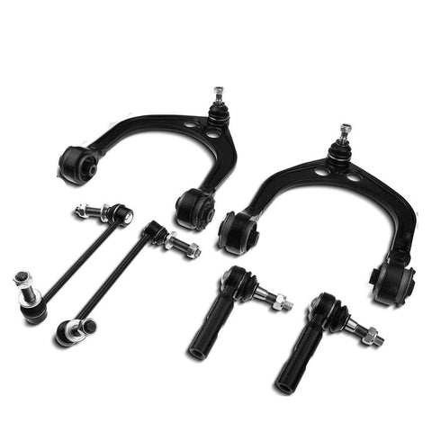6x Front Control Arm w/ Ball Joints Sway Bar Link Tie Rod End for Dodge Chrysler
