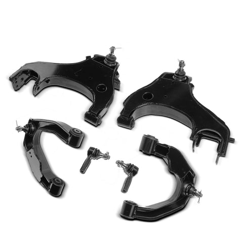 6x Front Control Arm w/Ball Joint & Tie Rod End for Nissan Frontier Xterra 98-04