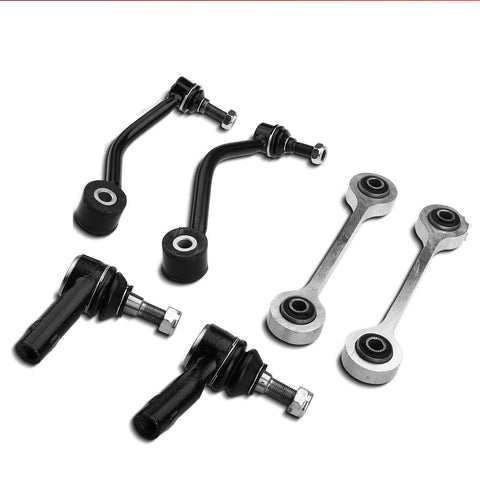 6Pcs Front & Rear Sway Bar Link Tie Rod End for Audi Q7 07-15 Volkswagen Touareg