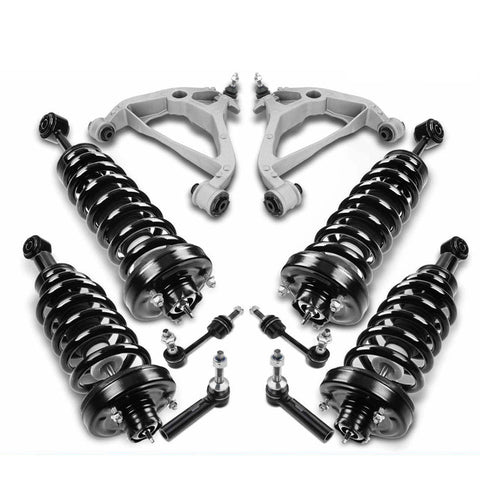 10pcs Front & Rear Strut + Front Control Arm for Ford Expedition Navigator 03-04