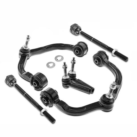 6x Front Upper Control Arm w/ Ball Joint & Tie Rod End for Ford Expedition 03-06