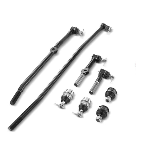 8x Front Inner & Outer Tie Rod End & Ball Joints for Dodge Ram 1500 94-97 2500