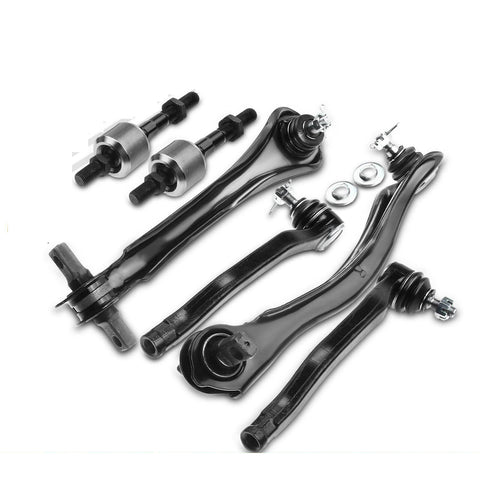 6Pcs Rear Control Arm & Ball Joint Assembly Tie Rod End for Honda Accord 90-93