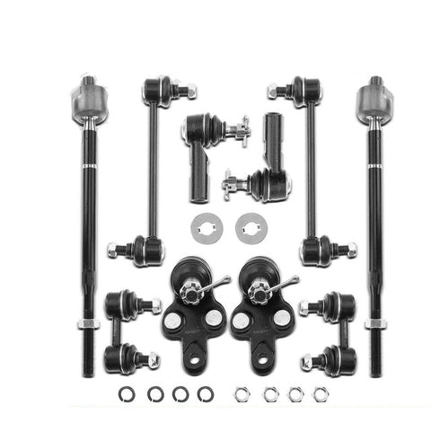 10x Front Lower Ball Joint Stabilizer Bar End Link & Tie Rod End for Lexus ES300