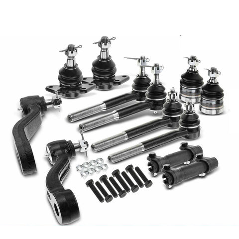 12pcs Front Control Arm & Tie Rod End & Ball Joint for Chevy C1500 Suburban GMC