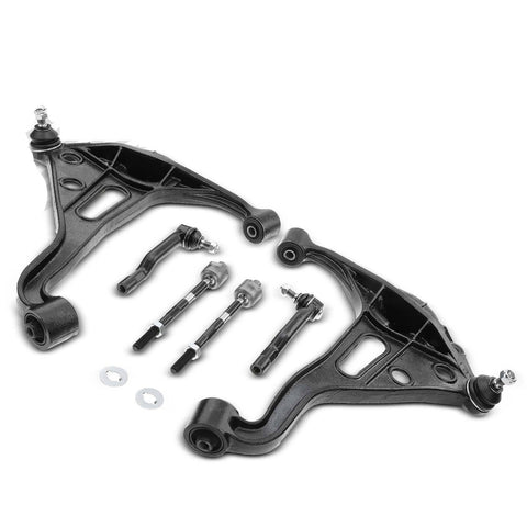 6x Front Lower Control Arm w/Ball Joint Tie Rod End for Suzuki Grand Vitara XL-7