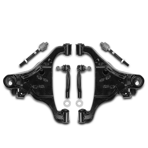 6x Front Control Arm w/ Ball Joint & Tie Rod End for Nissan Frontier Pathfinder
