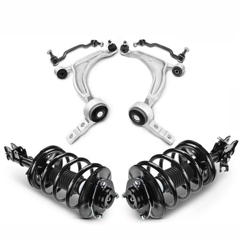 6pcs Front Complete Strut & Coil Spring Control Arm Kit for Nissan Altima 02-06