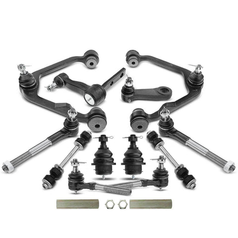14pcs Front Control Arm Ball Joint Sway Bar Tie Rod for Ford Expedition Lincoln