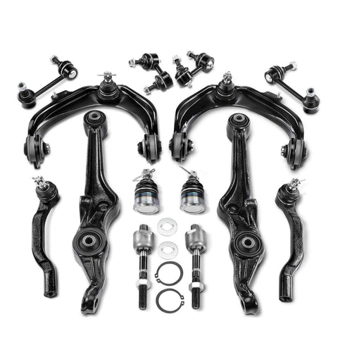 14x Control Arm w/ Ball Joint Tie Rod Sway Bar for Honda Accord 98-02 Acura CL