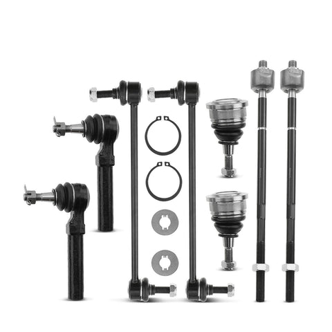 8x Front Stabilizer Bar Link Tie Rod End w/ Ball Joint for Chrysler Dodge 08-10