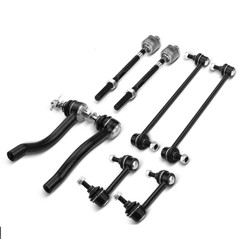 8x Front & Rear Stabilizer Bar Link Tie Rod Ends for Nissan Murano 2009-2014 AWD