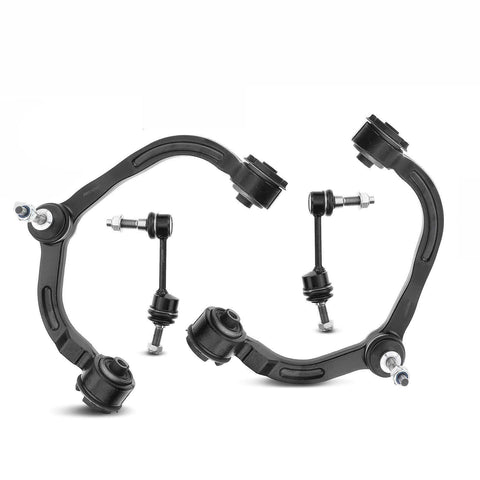 4x Front Upper Control Arm w/ Ball Joint Stabilizer Bar Link for Ford Expedition