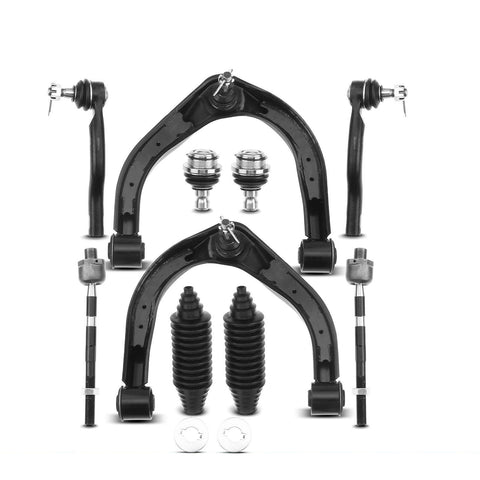 10x Front Control Arm w/Ball Joint Tie Rod End for Nissan Titan Armada INFINITI
