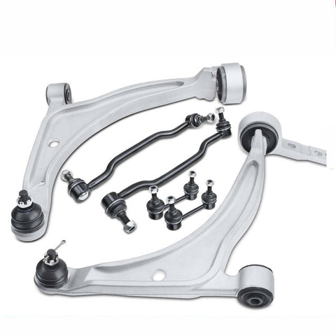 6x Front Control Arm w/ Ball Joint Stabilizer Bar Link for Nissan Altima Maxima