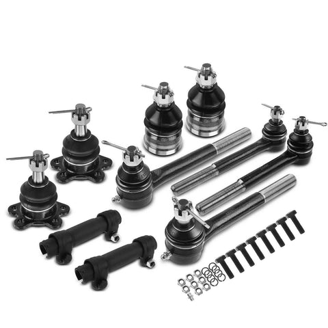 10pcs Tie Rod End w/ Adjusting Sleeve & Ball Joint for Chevrolet GMC C1500 C2500